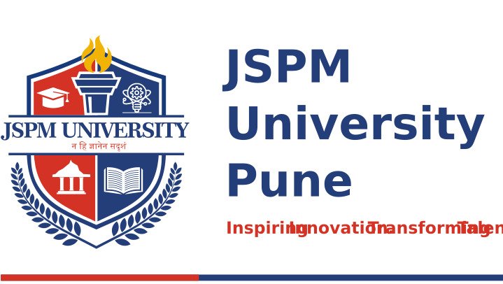JSPM University Pune