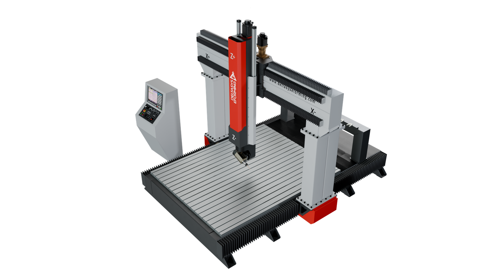 transperent 5 axis cnc top view scaled